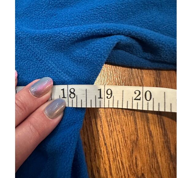 Boys The North Face 1/4 Zip Fleece Pullover Blue Size XL – Outdoor Layers - Picture 7 of 9